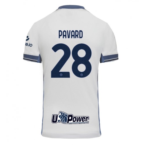 Fotbalové Dres Inter Milan Benjamin Pavard #28 Venkovní 2024-25 Krátký Rukáv